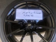 Tire 1 on Mustang wheel