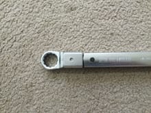 24mm ring insert tool fitted to the Stahlwille 730/20 torque wrench.