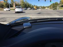 Today I just noticed I can see the carbon fiber hood (underside) while i'm driving.  a bonus.