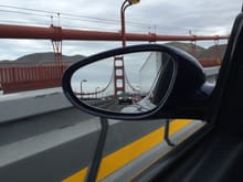Crossing the Golden Gate heading back to Seattle