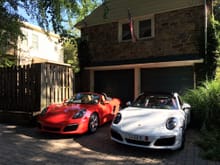 My garage....you don't want to see the inside.
