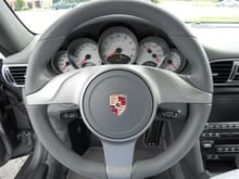 2010 Stone Gray Steering Wheel