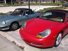 My 996 and my recently sold Alfa Spider