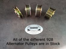 Your alternator will come with the right pulley on it already. 