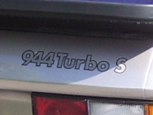 1988 944 Turbo S rear deck lid.