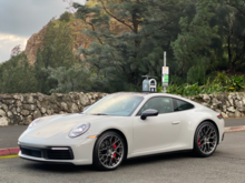 Chalk Carrera S at the top