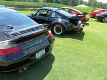 Concours d'Elegance - old to new 911 wing collection