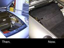 Factory boot storage mat included with this modified one.