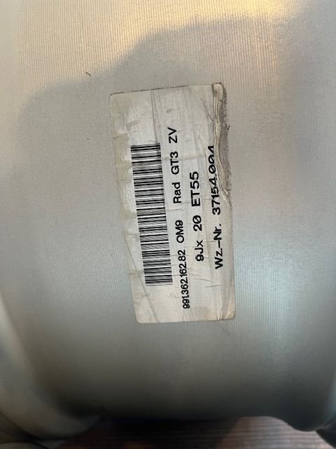 Wheels and Tires/Axles - GT3 CENTER LOCK 20" WHEELS GENUINE OEM ORIGINAL - Used - 2018 to 2019 Porsche GT3 - Rossmoor, CA 90720, United States