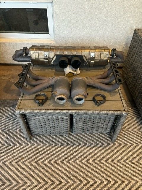 Engine - Exhaust - 997 gt3 exhaust set up: oem headers, bypass pipes, oem center, sharkwerks tips - Used - Gilbert, AZ 85234, United States