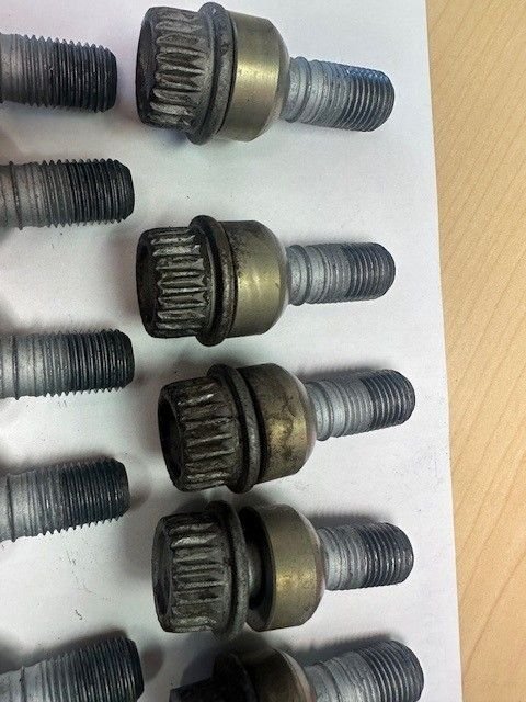 Wheels and Tires/Axles - 987 Splined Locking Wheel Bolt Set- key missing (but available through Porsche) - Used - Charlotte, NC 28032, United States