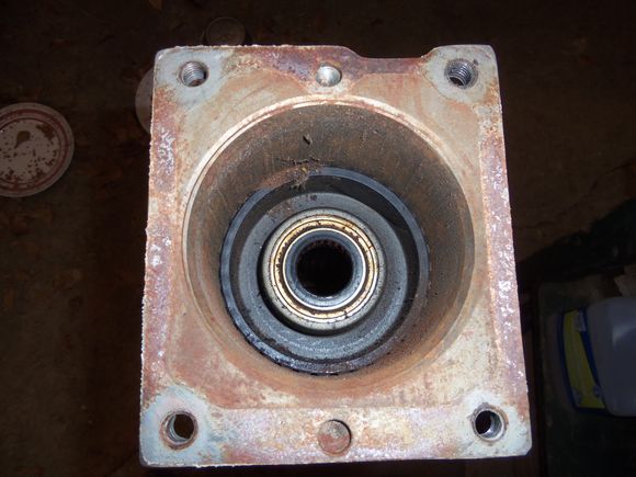 Front bearing, only 2 1/2" from the flange.