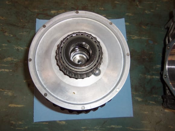 Speed pickup wheel with 8 embedded magnets, and differential side tapered roller bearing.