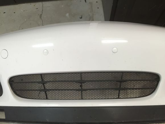 Ready to hang the bumper.