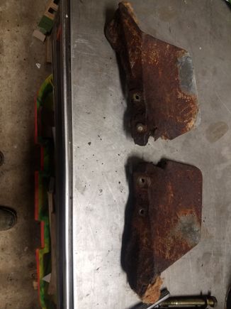 Heat shields were toast. A used set in much better condition was sourced from 928s international