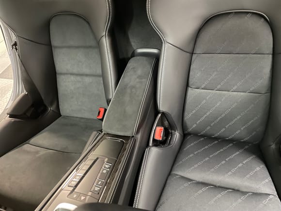 Interior before and after with OEM still in passenger seat 