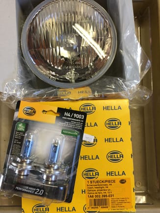 7" light, H4/9003 bulb
