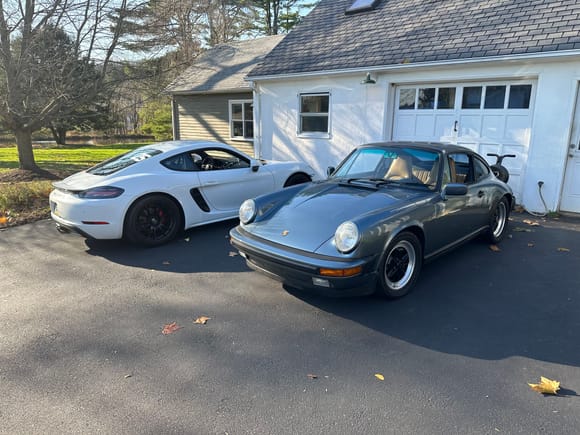 A friend wanted to try a modern Porsche…