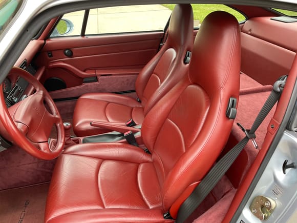 Chestnut Leather with rear seat delete