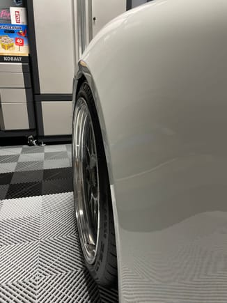 Check out the step lip vs tire - wholly curb time