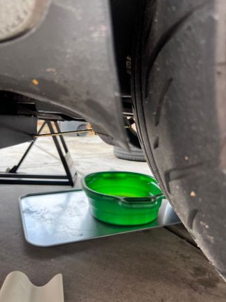 Make sure you look around while doing an oil change….