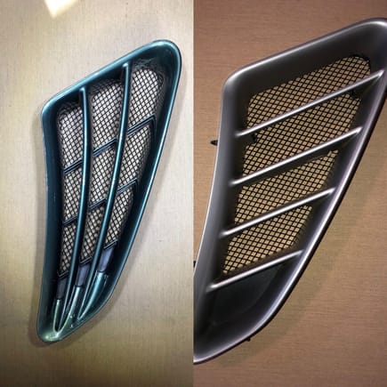 Porsche 987.1 and 987.2 Boxster and Cayman 2013-2016 Side Intake Grilles www.radiatorgrillstore.com