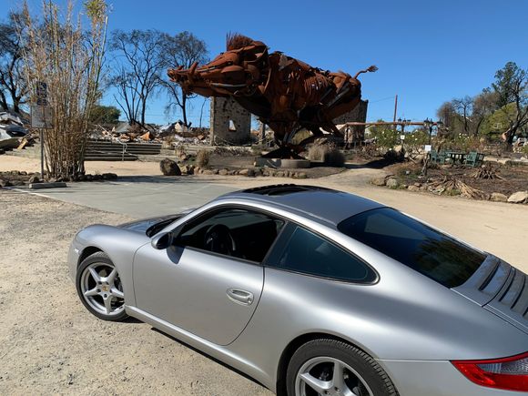 Soda Rock Winery. It burned in the fire last October. 