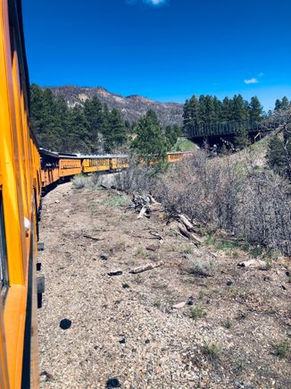 Durango narrow gauge train trip.