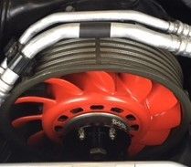 Love this chevy red engine paint--lol!  Looks orange-red!
