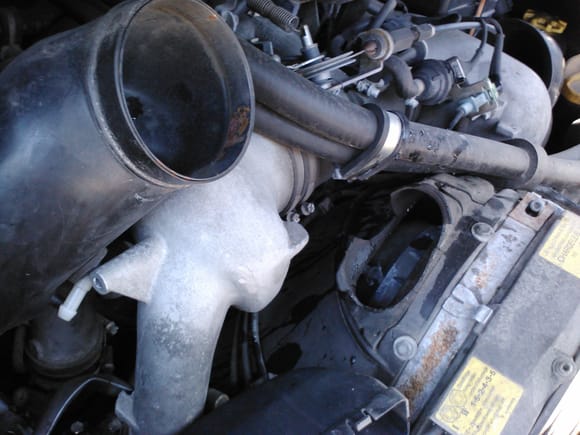 This is what the engine bay looked like the day I bought the car.