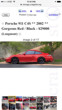 But here's a beauty on Chicago Craigslist for $29,000 with 47K miles as another comparison.....