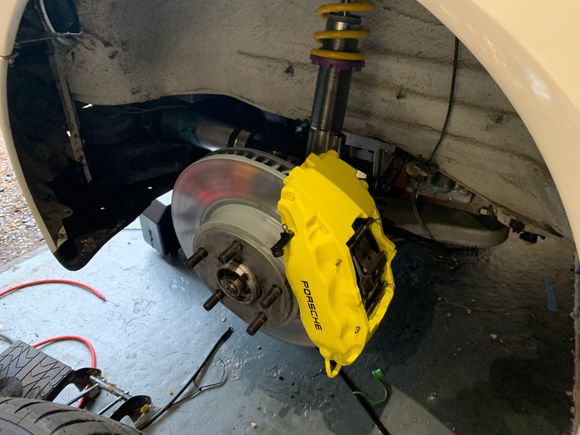 S8 caliper with cayanne disc
