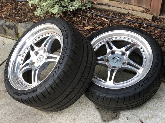 Almost new Michelin PS Cup 2 tires