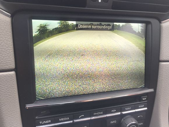 2013 Porsche 911 Carrera Coupe, NAV-TV Front / Rear Camera Interface, Audiovox Front-View Camera, and Audiovox Rear-View Camera