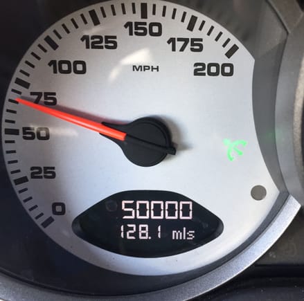 Hit 50k a couple hours into my drive