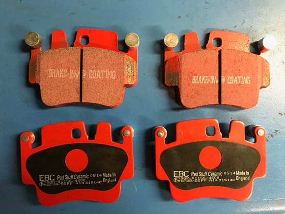 996 C4S/TT Redstuff pads