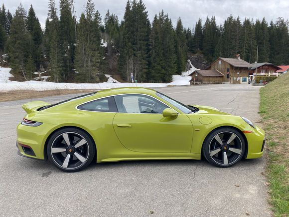 From the drive to Lausanne - snow was still in the alps (good to know)