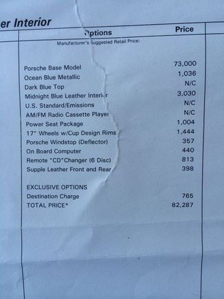 Option list