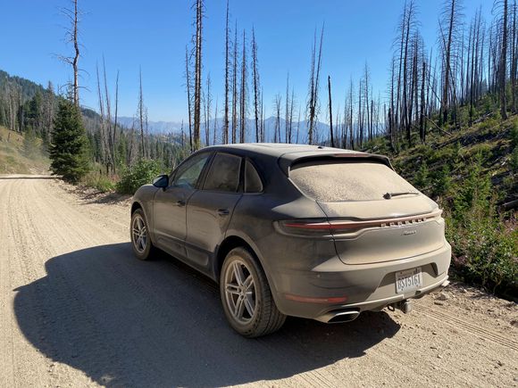 Deep in the Sawtooths in Idaho.  Leaving Boise, there were 60 miles of dirt roads to get to our trailhead (no kidding).