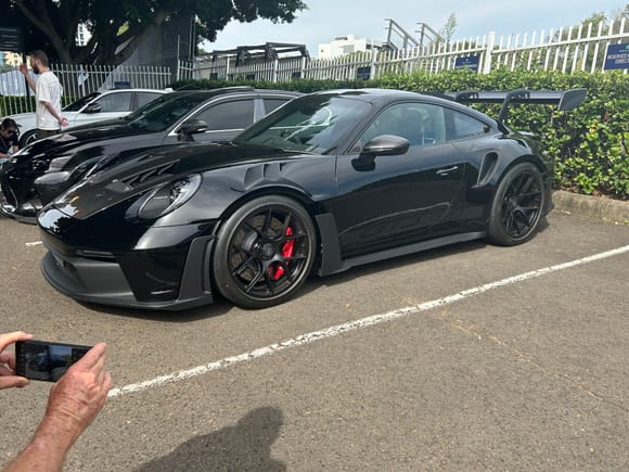 The New GT3RS in All black looks WAAAAAAY better in person.....Oh be still my beating heart....