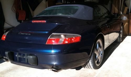 waxed porsche in garage