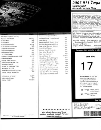 $147k Window Sticker