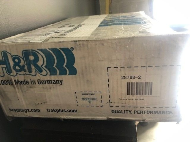 Steering/Suspension - H&R Lowering springs Non PASM Macan - Used - 2015 to 2019 Porsche Macan - Salem, NH 03079, United States