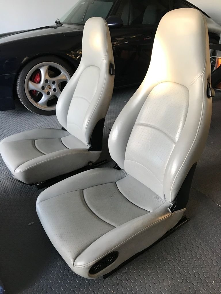 993 8 way power seats for sale one black pair and one marble grey pair Rennlist Porsche