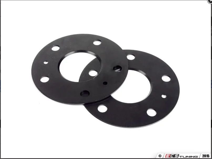 Wheels and Tires/Axles - ECS Wheel Spacers - 3mm - New - 1989 to 2012 Porsche 911 - Concord, MA 01742, United States
