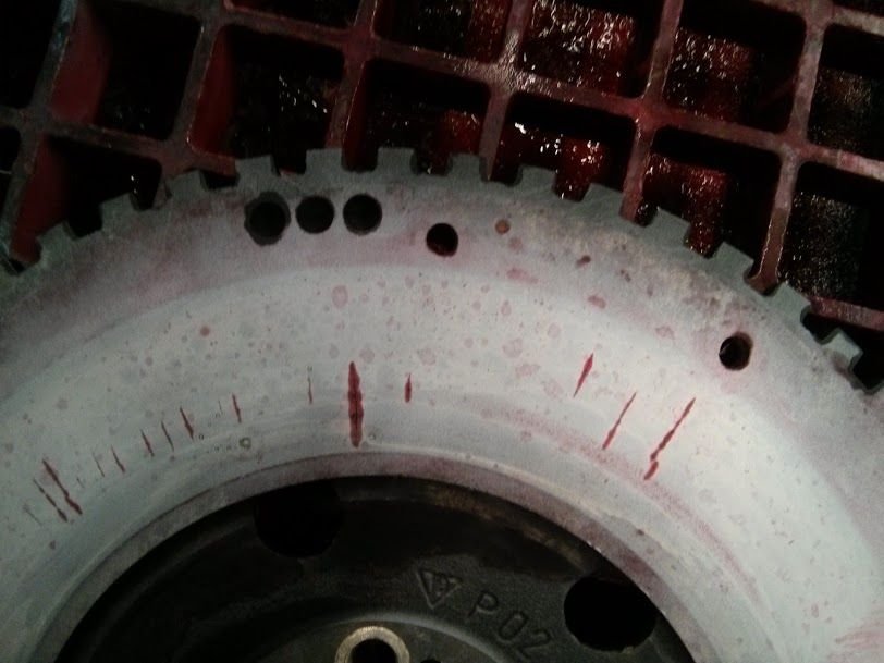 Heat cracks Flywheel Rennlist Porsche Discussion Forums