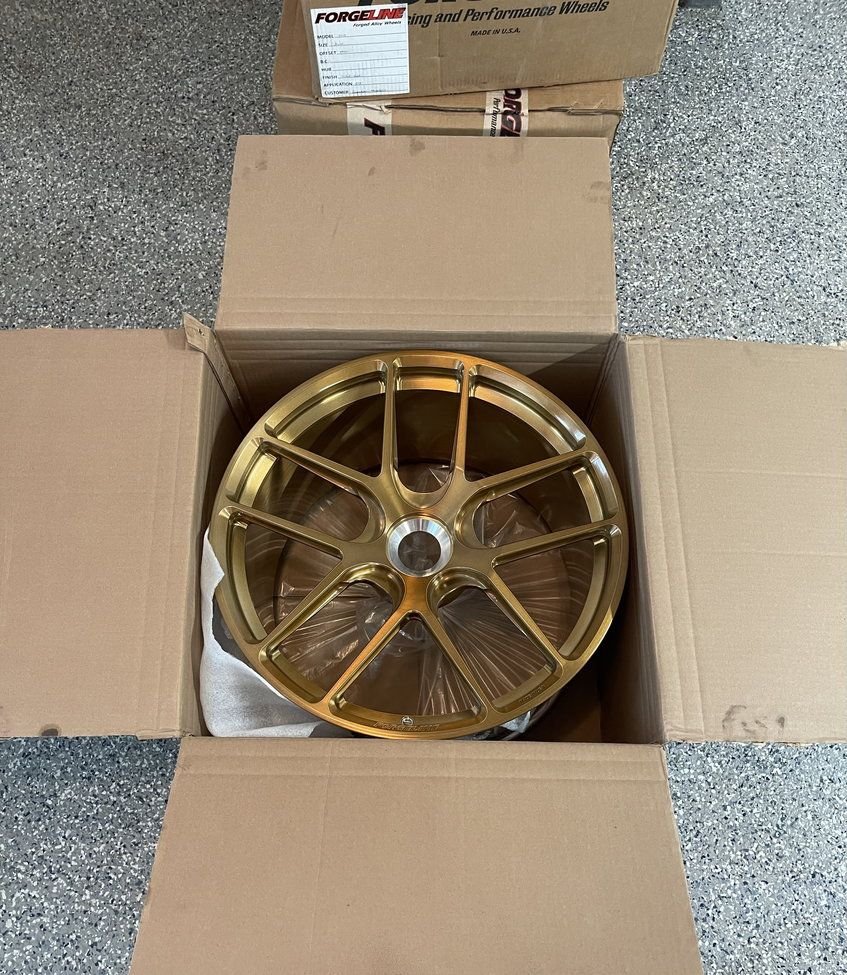 Wheels and Tires/Axles - 992 GT3 Forgeline VX1R-RSR wheels - New - 2018 to 2022 Porsche GT3 - Weston, MA 02493, United States
