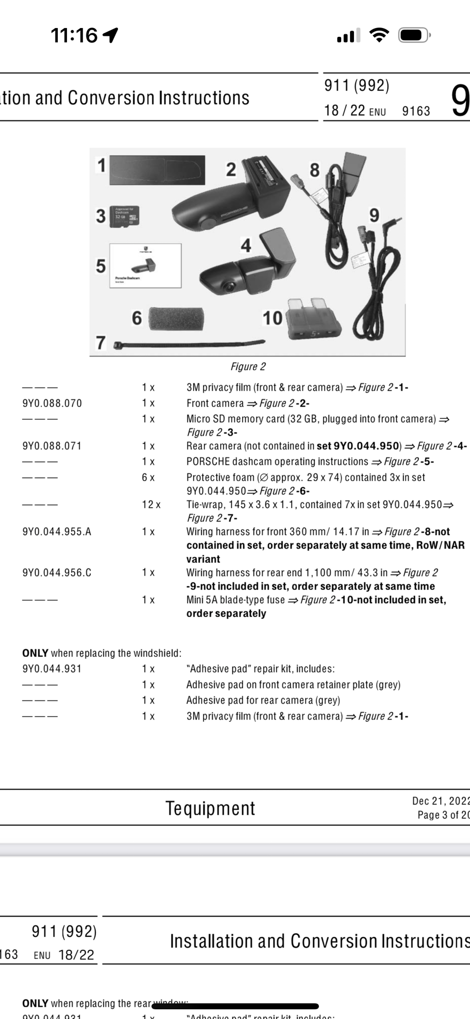 Cracked lens on front camera…common? - Rennlist - Porsche