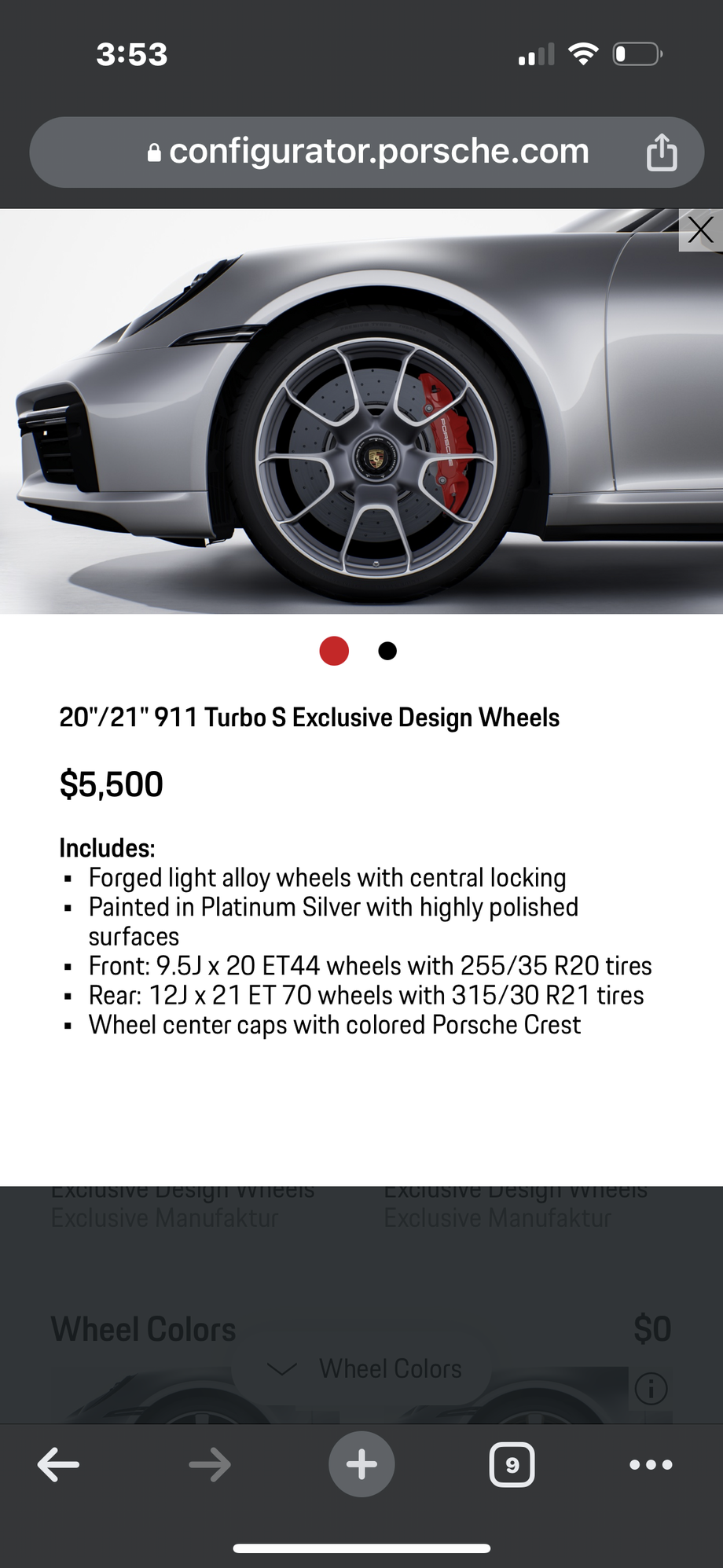 Wheels and Tires/Axles - OEM 992 TTS exclusive centerlock wheels and vredestein winter tires - Used - 2021 to 2024 Porsche 911 - Northfield, IL 60093, United States