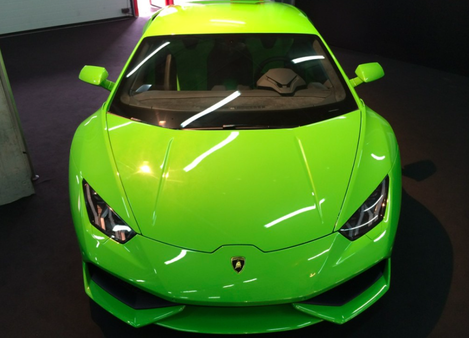 Green car paint